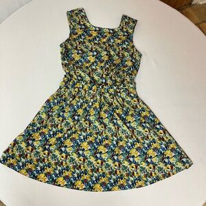 2/$20 - American Apparel Pretty Floral Casual Open Back Dress - XS or S
